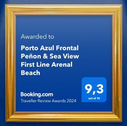 Porto Azul 10A Frontal Penon & Sea View First Line Arenal Beach Calpe Exteriör bild