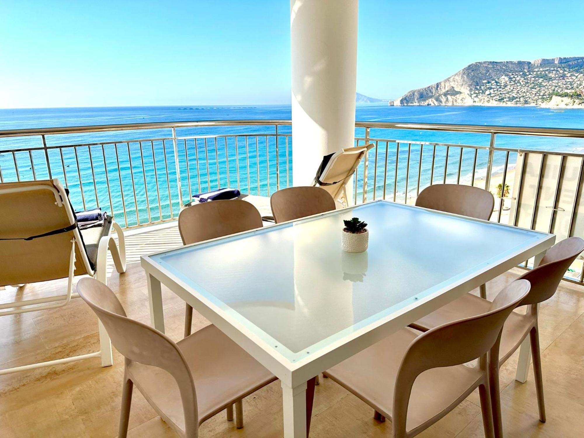 Porto Azul 10A Frontal Penon & Sea View First Line Arenal Beach Calpe Exteriör bild